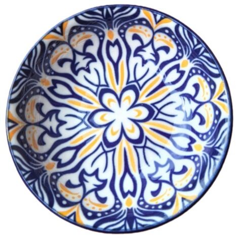 petites assiettes en ceramique style marocain pour sauces trempette apéritifs petits bols à sauce soja utilisation restaurant (1/3)