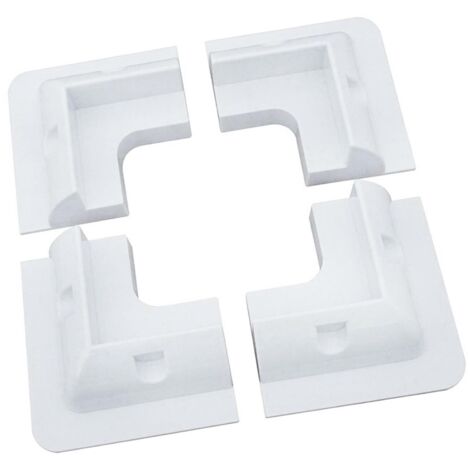Lot de 4 supports de panneau solaire en ABS pour panneaux solaires, kit de support d'angle sans perçage pour toits de camping-car, caravanes, véhicules, camping-cars, abris de jardin, garages, (1/5)