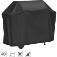 Litzee – Housse de barbecue 145 x 61 x 117 cm – Tissu Oxford 210D résistant aux UV et à l'eau – Protection tout temps pour grill