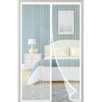Coavas – Moustiquaire porte fenêtre magnétique 120x210 cm – Maille ultra fine adhésive – Installation sans perçage – Garde l'air frais intérieur