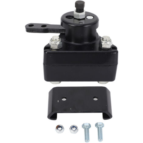 GARRYFIZH Kit étrier de frein mécanique et support avec plaquettes métalliques, haute résistance, pour voitures de karting Manco 9598 9597, noir