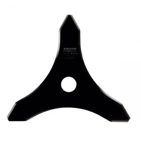 Lame débroussailleuse 3 dents pour taillis – Alésage 25,4 mm – Diamètre 255 mm – Épaisseur 3 mm pour débroussailleuse 22 cc