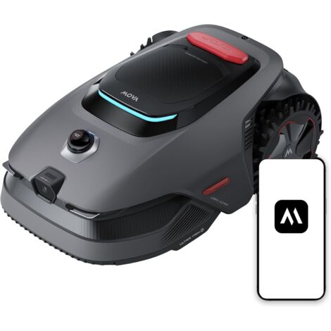 MOVA LiDAX Ultra 1600 – Robot tagliaerba con LiDAR 3D AI, mappatura automatica, rifinitura dei bordi fino a 5 cm