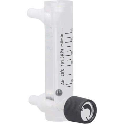 10-1000 Ml/min Testeur de Débitmètre de Gaz Débitmètre de Contrôle de Mesure de Panneau Réglable D'air 4% Précision Débitmètres de Laboratoire Scientifique (1/5)