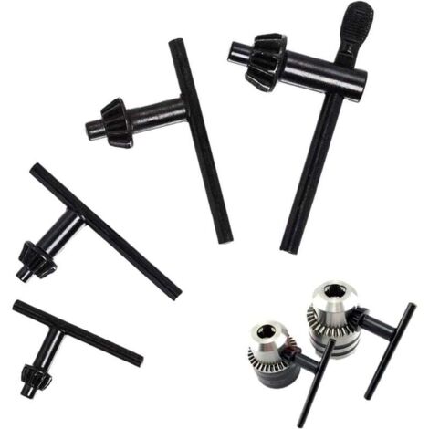 4-teiliger Ersatz-Bohrfutterschlüssel, elektrischer Bohrfutterschlüssel, 10 mm/13 mm/16 mm/20 mm, Universalschlüssel für Bohrfutter, für Schlagbohrmaschinen-Bohrer-Spannwerkzeug..DEBUNS (1/5)