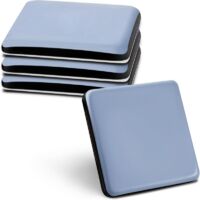 Möbelgleiter, quadratisch 35 x 35 mm, selbstklebend aus PTFE, für Stühle und Tische, Bodenschutz