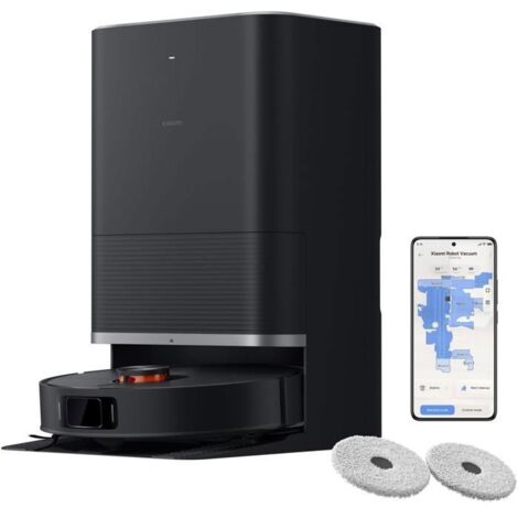Xiaomi – Aspirateur robot 8000Pa – Station tout-en-un – Navigation laser LDS – Nettoyage intelligent pour surfaces variées