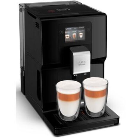 Krups – Cafetière expresso broyeur 1450W – 11 recettes préenregistrées – Écran tactile OLED – Capacité 3L et 250g (1/5)