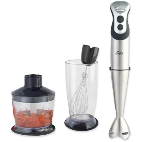 Solis Power Mixer Pro Blender de mixeur à immersion 800 W Noir, acier inoxydable (1/2)