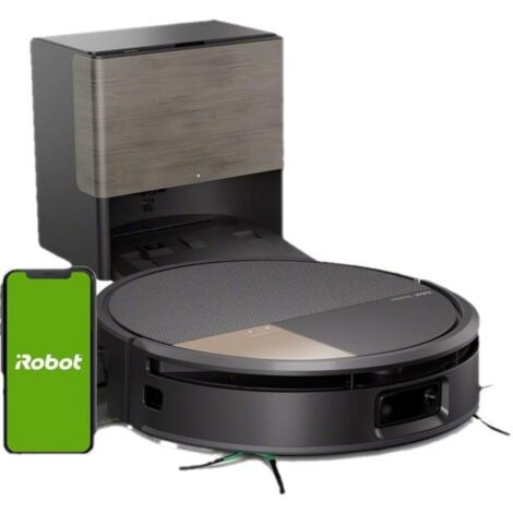 Irobot – Robot aspirateur 2 en 1 avec lavage – Aspiration puissante – Navigation intelligente – Serpillière chauffante – Auto-nettoyage