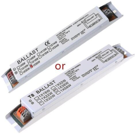 Ballast électronique 36W – Haute efficacité pour 1 lampe – Tension AC 220V – Longueur 21cm – Largeur 3cm – Éclairage intérieur