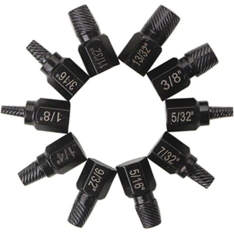 Extracteur de vis Torx 10 pièces, outil de retrait de boulons et d'écrous, jeu d'extracteurs de boulons ronds – Tête solide