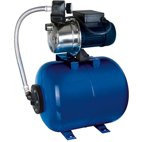 Spido – Groupe de surpression 1200 W – Réservoir 50 L – Débit 4,4 m³/h – Pression 5 bars – Corps inox – Économie d’énergie pour arrosage goutte à goutte - I-50H5
