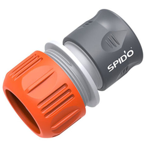 Spido – Raccord rapide gros débit 25 mm – Configuration droite – Entrée 23,5 mm – Pour arrosage efficace et débit maximal