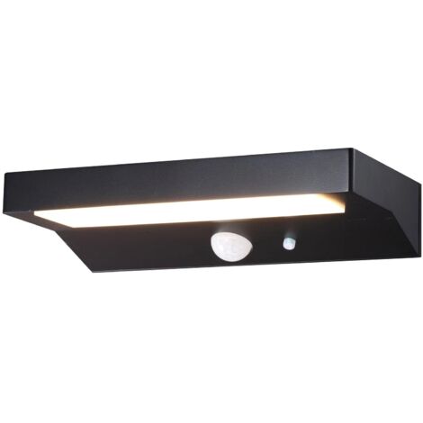 Lumihome – Applique solaire LED 6W PULSAR – Panneau monocristallin – Autonomie jusqu'à 8h – Résistante aux intempéries