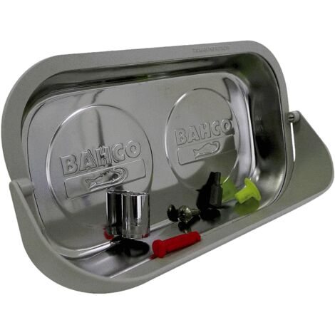 BAHCO - Plateau rectangulaire magnétique avec extension PVC 240 x 140 mm (1/2)