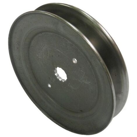 Poulie palier lame tondeuse AYP 42-50cm – Diamètre 127mm, axe dentelé 12 dents – Compatible Bernard Loisirs et Husqvarna
