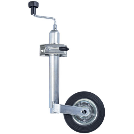 Roue jockey diamètre 200mm - Bride de fixation diamètre 48mm