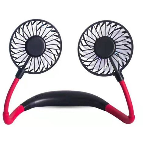 Ventilateur de cou, ventilateur portable tenu dans la main USB Mini ventilateur de cou de sport pers