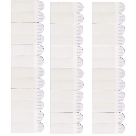 Bandes adhésives pour cadres photo, 24 paires (48 bandes), fixations pour cadres, bandes adhésives pour photos, affiches et cadres (1/5)