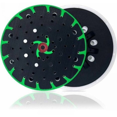 Longziming – Tampon de ponçage 150 mm – 49 trous pour extraction optimale – Compatible Festool Rotex RO, ETS 150, LEX 150 – Polyuréthane haute qualité