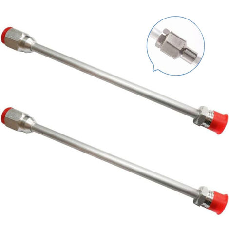Longziming – Pistolet à peinture airless avec rallonge 30 cm – 2 tiges en aluminium – Compatible Titan/Wagner/Graco – Buse pulvérisateur (1/5)