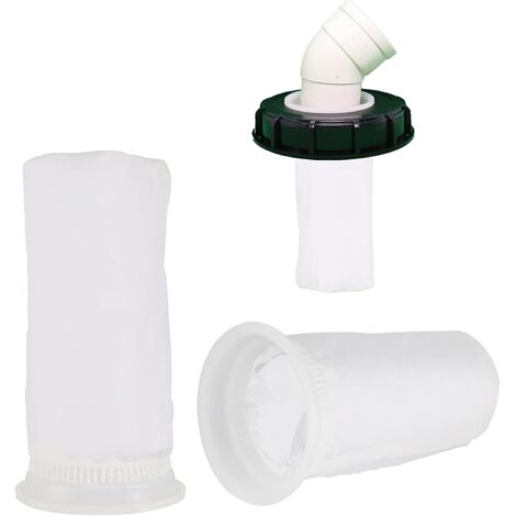 Rnemitery – Lot de 2 filtres à eau de pluie IBC 10.5 x 20.5 cm – Filtration nylon indéchirable – Réutilisables et faciles à nettoyer