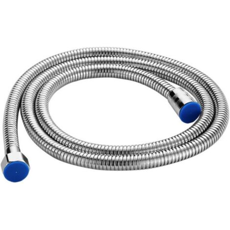 Flexible de douche inoxydable renforcé 1,5 m anti-éclatement embout cuivre super renforcé salle de bain