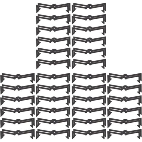 150 Pièces Boucle De Fermeture à Crochet Serrures à Crochet Pour Panneaux Perforés Serrures à Cheville Panneau Perforé Serrure à Crochet Plastique Pince à Crochet Arrêter (1/5)