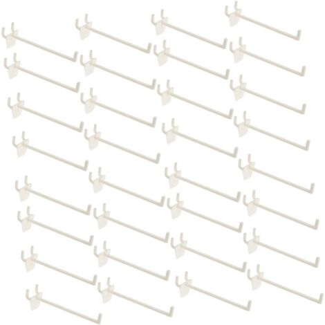 Alipis 50pièces Crochets Pour Panneaux Perforés Robustes Cintres Pour Panneau Perforé Pour Maison Et Garage Suspension Pour Outils Et Organisation (1/5)