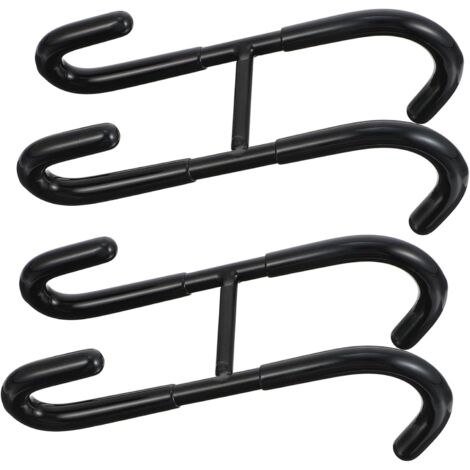 PRETYZOOM 3pièces Lot De Crochets De Suspension Sans Perforation Pour Porte Arrière Organisateur De Rangement Pour Maison Cuisine Ou Salle De Bain (1/5)