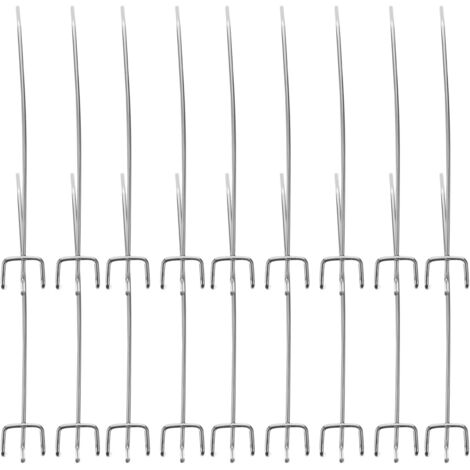 Cabilock Cintres De Panneau Perforé Pegboard Lot de 50 crochets pour organiser outils 20 cm Crochets Muraux En Panneau Perforé (1/5)