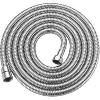 Pomme de douche inox 304 2 m double couche anti-éclatement argent salle de bain