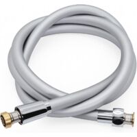 Flexible de douche TPR souple anti-fuite anti-éclatement 1,5 m gris pierre salle de bain