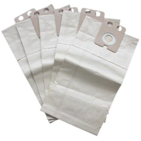 Lot de 10 sacs à poussière de rechange (type D) pour aspirateurs GD10, HDS10, GD20, HDS10, GDP20 et VP300-AquaForge (1/4)