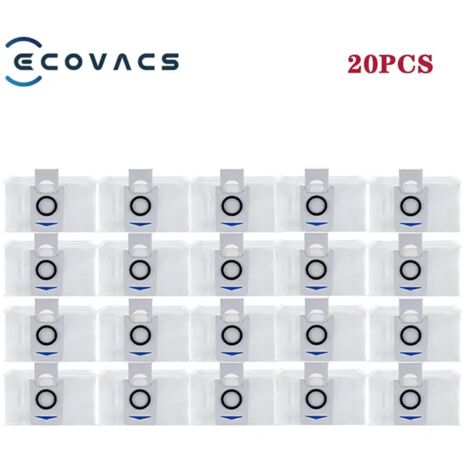 Accessoires pour aspirateur robot Ecovacs Deebot X1/T10 OMNI/TURBO : pièces détachées, sac à poussière, filtre HEPA, brosse principale, bac à poussière.-AquaForge
