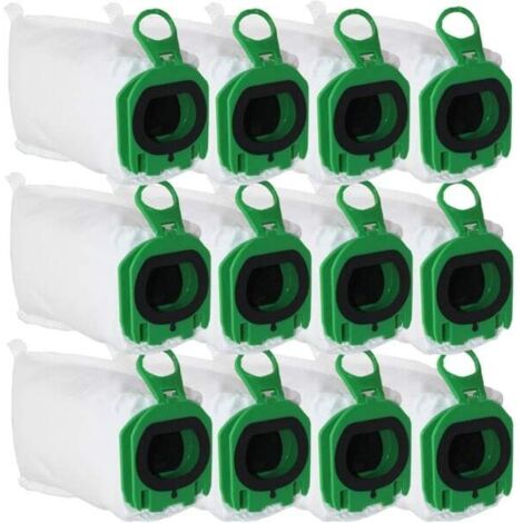 12 sacs pour aspirateur Vorwerk Kobold VB100, sac de rechange pour aspirateur Vorwerk Kobold FP100-AquaForge (1/5)