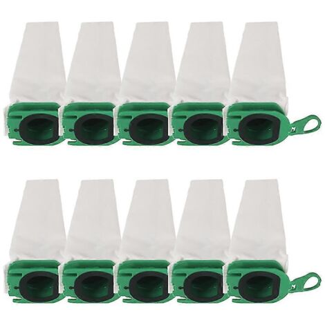Lot de 10 sacs pour aspirateur Vorwerk Kobold VB100 VB 100 FP100 100 (pièces de rechange)-AquaForge (1/3)