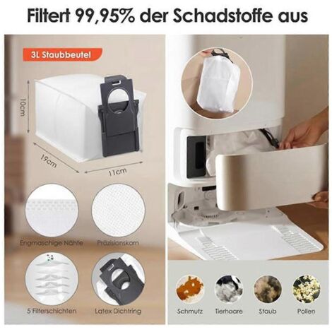 Accessoires indispensables pour l'aspirateur robot X40 Ultra-AquaForge (1/5)