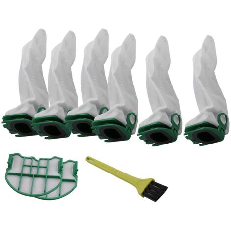 Lot de 6 sacs de rechange pour 2 filtres HEPA pour aspirateur Kobold VB100-AquaForge (1/5)