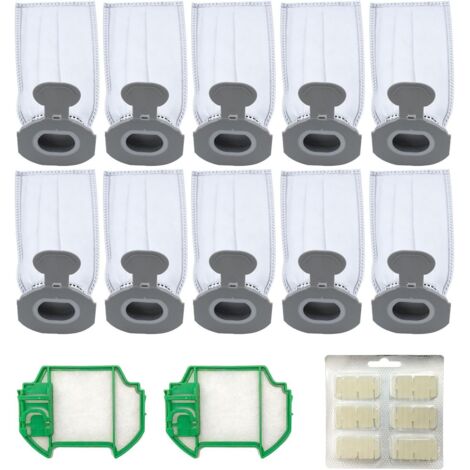 Kit de sac à poussière économique pour aspirateur sans fil Vorwerk Kobold VK7 : sac à poussière avec préfiltre et particules de parfum, compatible avec les accessoires FP7 k-AquaForge (1/5)