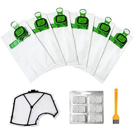 Kit de sacs pour aspirateur Kobold compatible avec les modèles Vorwerk Kobold VK140 et VK150-B-AquaForge (1/5)