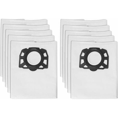 10 sacs pour aspirateur Kärcher WD4, WD5, WD6, MV4, MV5 et MV6 Haute qualité-AquaForge (1/5)