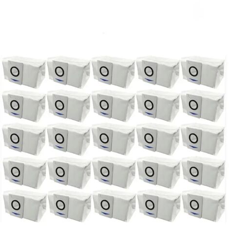 Accessoires pour aspirateur robot ECOVACS DEEBOT X1 OMNI/TURBO T10 TURBO : sacs à poussière haute capacité, pièces détachées pour conteneur jetable-AquaForge