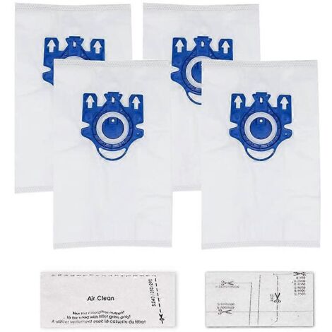 Sacs de rechange Airclean 3D compatibles avec les aspirateurs traîneaux GN (lot de 4 sacs + 1 filtre)-AquaForge (1/3)