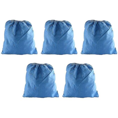 Lot de 5 sacs filtrants textiles pour aspirateur Karcher MV1, WD1, WD2, WD3 et SE4001. Pièces détachées pour aspirateur.-AquaForge (1/4)