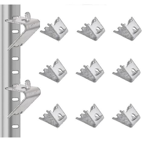 Lot de 12 clips en acier inoxydable pour étagères de congélateur, support de réfrigérateur, réfrigérateur commercial, épaisseur 1,5 mm, support AquaForge (1/5)