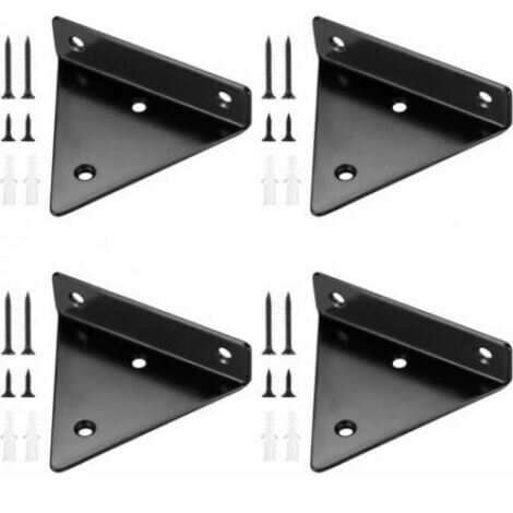 Étagère triangulaire, connecteur métallique invisible pour meubles, idéale pour les chambres et les salons, une solution de rangement économique - AquaForge (1/4)