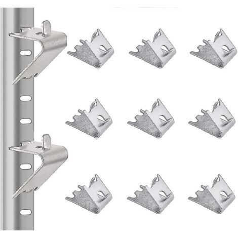 Lot de 12 clips en acier inoxydable pour étagères de congélateur, supports de réfrigérateur et réfrigérateur commercial, épaisseur 1,5 mm - AquaForge (1/5)
