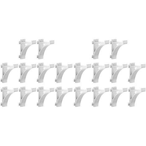 Kit comprenant 20 clips pour étagères de congélateur, des crochets de support pour réfrigérateur et des supports de réfrigérateur - WELLNGS-AquaForge (1/2)